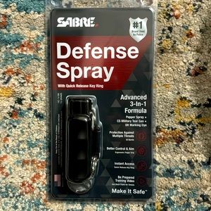 Sabre Defense Spray w/quick release key ring